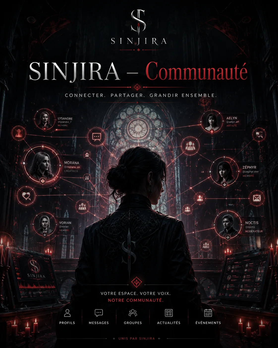 Illustration officielle de la Communauté SINJIRA™