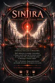Quatrième de couverture officielle de SINJIRA™ — Fracture du Réseau-Mère