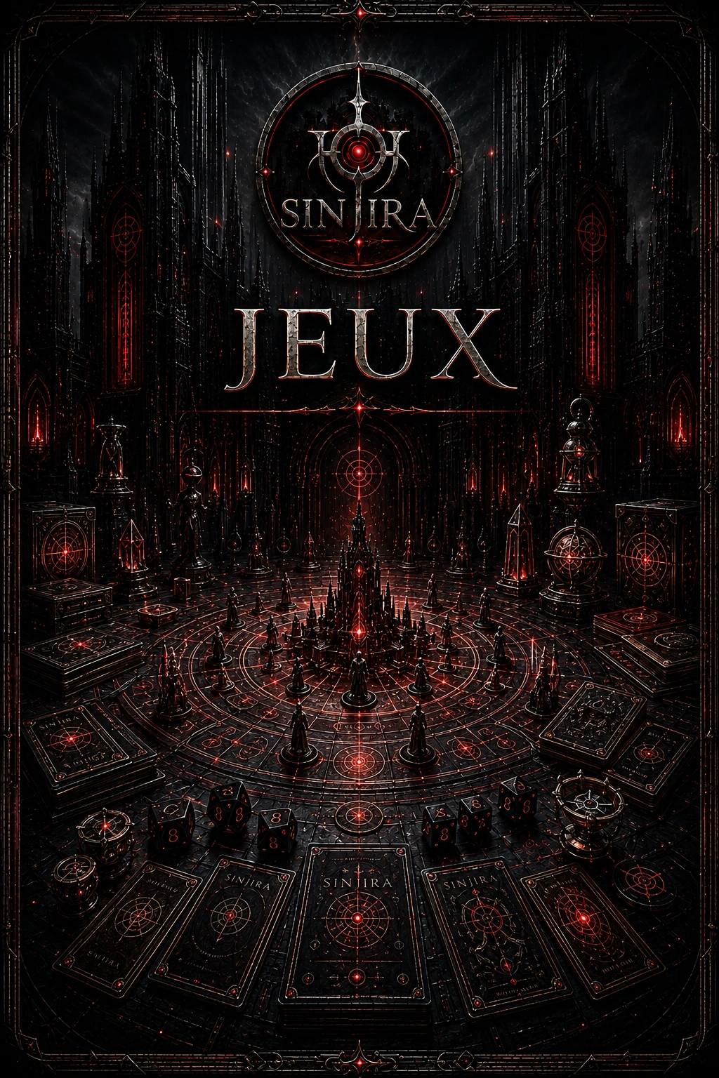 Visuel officiel de SINJIRA™ – Jeux