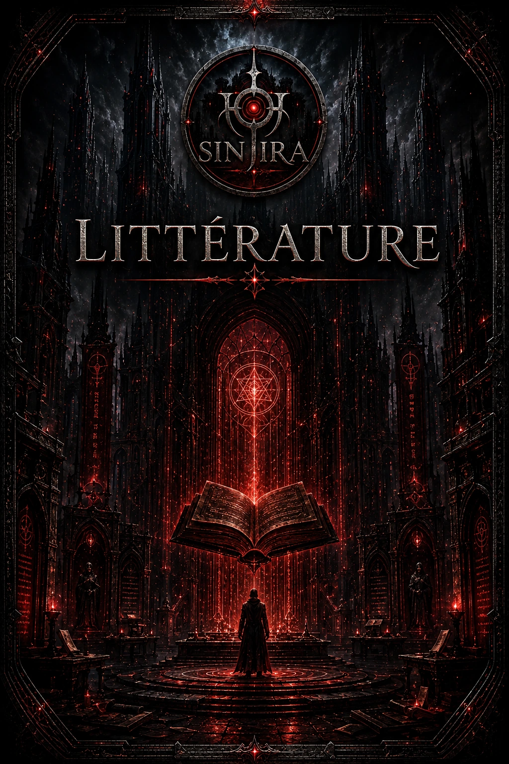Visuel officiel de SINJIRA™ – Littérature