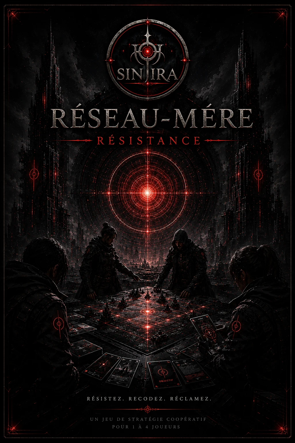 Visuel officiel de SINJIRA™ — Réseau-Mère : Résistance